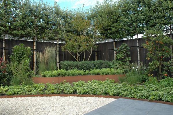 Borderpaneel Flex Corten 56x220cm incl. U-prof./spankett./grondpenn.