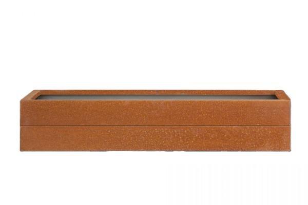 Bloembak Modulair Corten 120x60x28cm