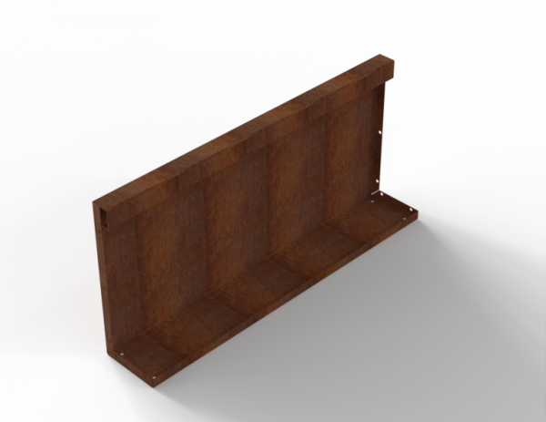 Module+ Corten Paneel A recht 90x42cm