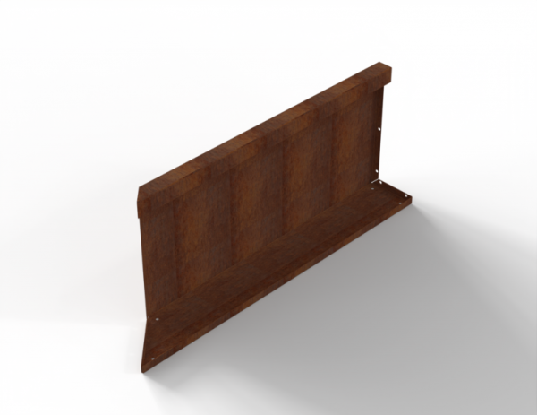 Module+ Corten hoekpaneel-R INW. C 60x28cm