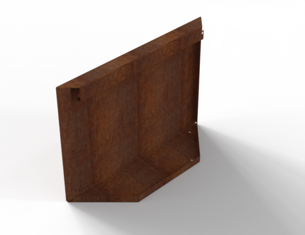 Module+ Corten Paneel D recht 60x42cm