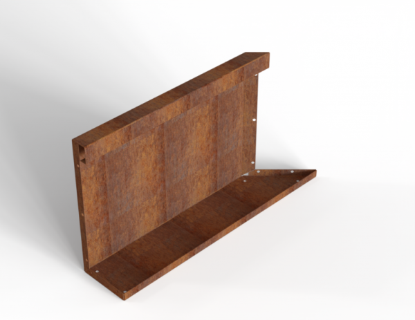 Module+ Corten hoekpaneel-L INW. C 60x42cm