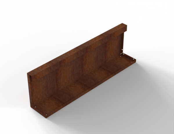 Module+ Corten Paneel A recht 90x28cm