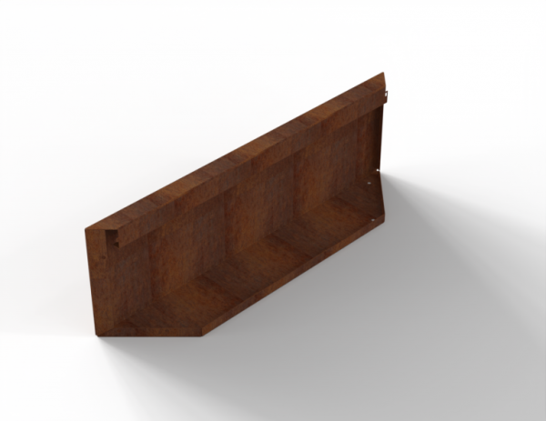 Module+ Corten Paneel D recht 90x28cm