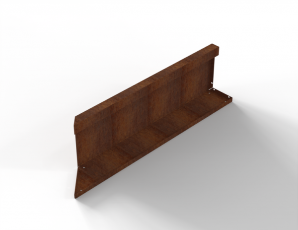 Module+ Corten hoekpaneel-R INW. C 90x28cm