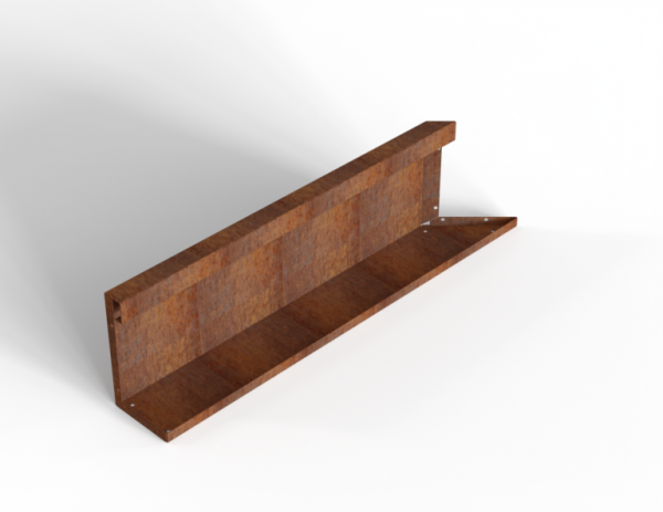 Module+ Corten hoekpaneel-L INW. C 90x28cm