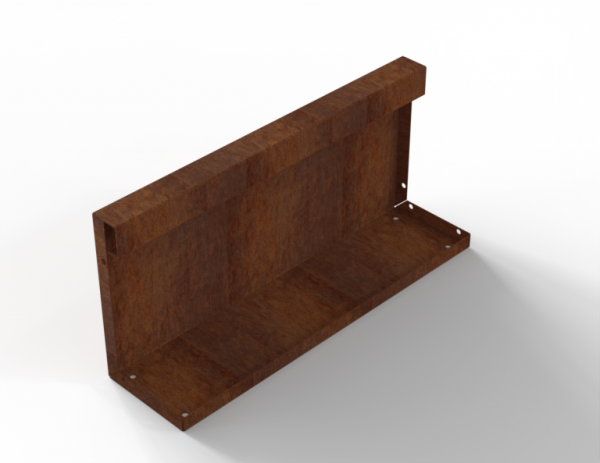 Module+ Corten Paneel A recht 60x28cm