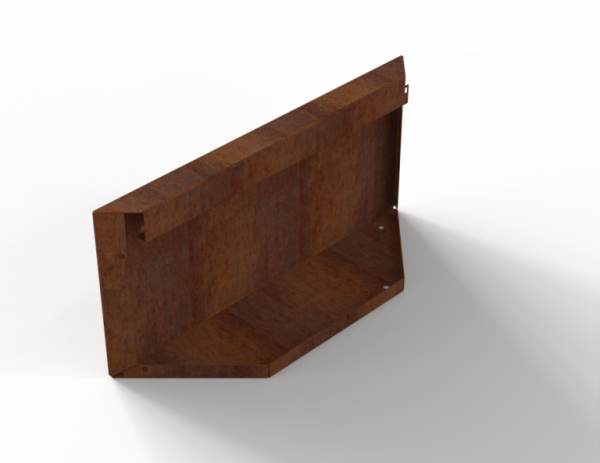 Module+ Corten Paneel D recht 60x28cm