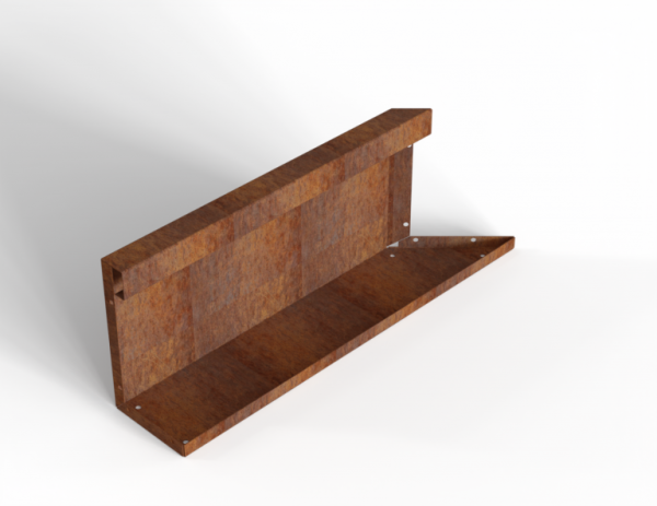 Module+ Corten Hoekpaneel-L INW. C 60x28cm