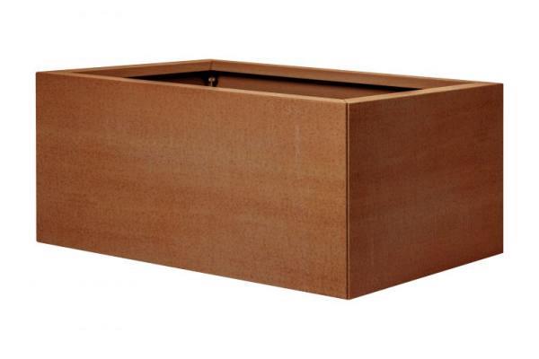 Bloembak Corten vlak 60x90x60cm