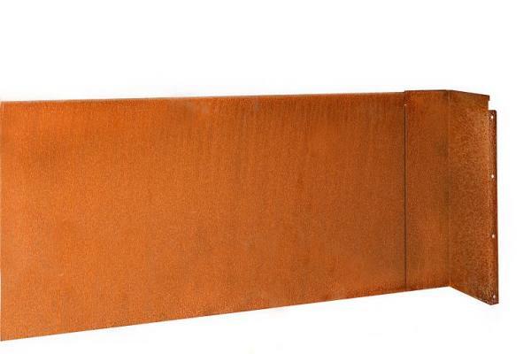 Borderpaneel Single Corten hoekstuk INW. 15x42x15cm
