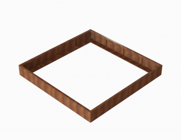 Plantenbak Module+ Corten 240x240x28cm