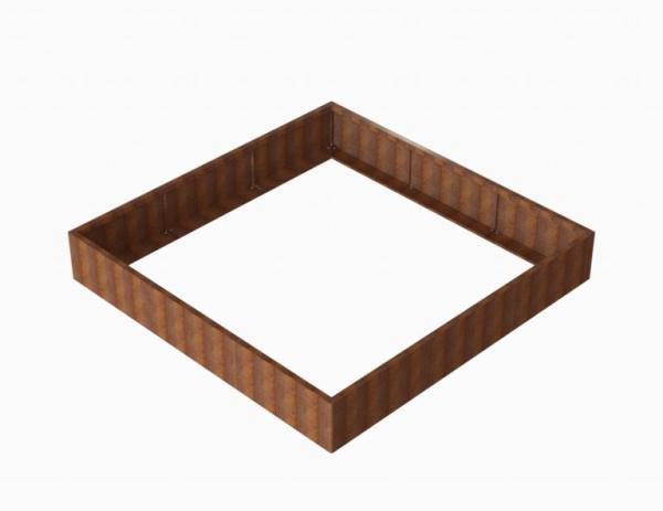 Bloembak Module+ Corten 270x270x42cm