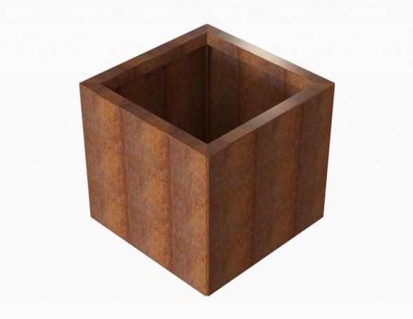 Bloembak Module+ Corten 60x60x56cm