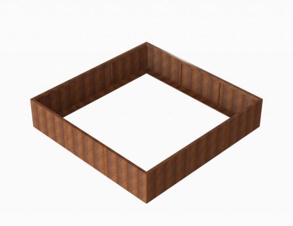 Bloembak Module+ Corten 270x270x56cm
