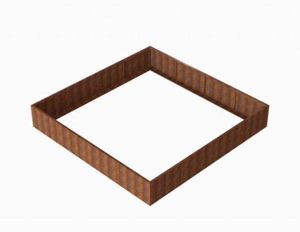 Plantenbak Module+ Corten 360x360x56cm