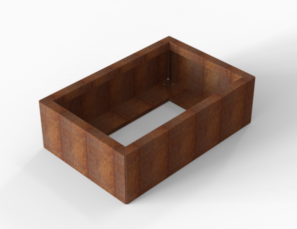 Plantenbak Module+ Corten 60x90x28cm