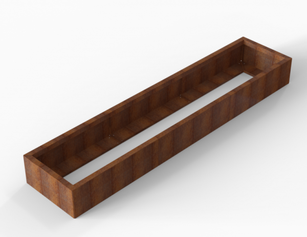 Plantenbak Module+ Corten 60x270x28cm
