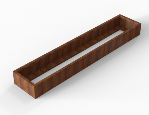 Plantenbak Module+ Corten 60x300x28cm
