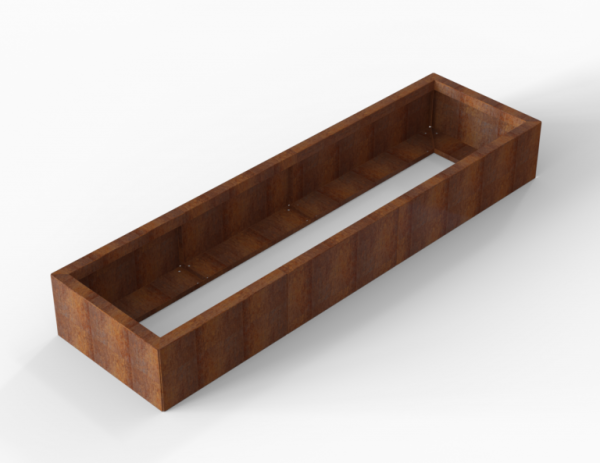Plantenbak Module+ Corten 90x210x28cm