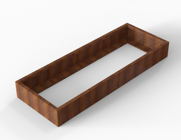Plantenbak Module+ Corten 90x240x28cm
