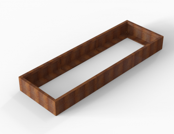 Plantenbak Module+ Corten 90x270x28cm