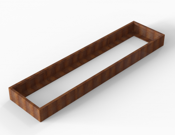Plantenbak Module+ Corten 90x360x28cm