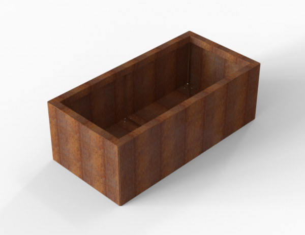Plantenbak Module+ Corten 60x120x42 cm