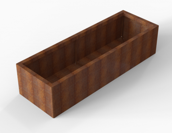 Plantenbak Module+ Corten 60x180x42cm