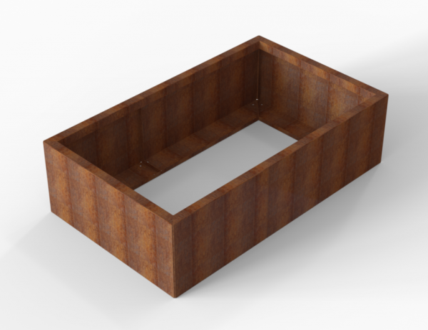 Plantenbak Module+ Corten 90x150x42cm