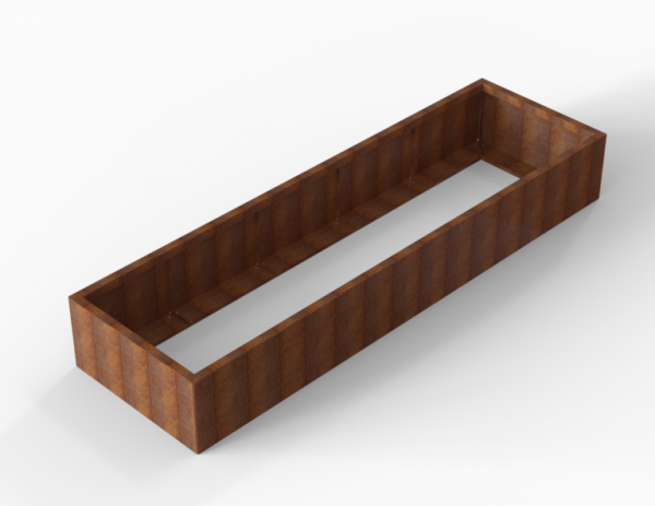 Plantenbak Module+ Corten 90x300x42cm