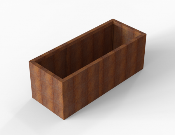Bloembak Module+ Corten 60x150x56cm