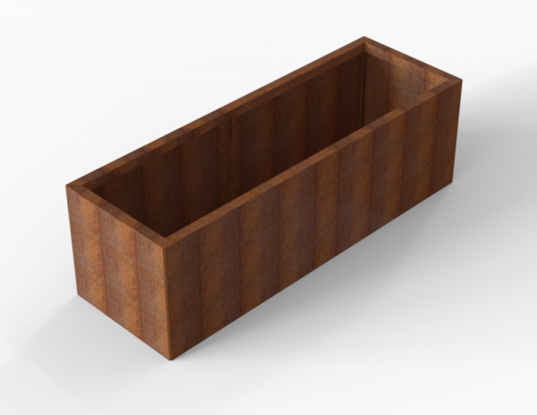 Bloembak Module+ Corten 60x180x56cm