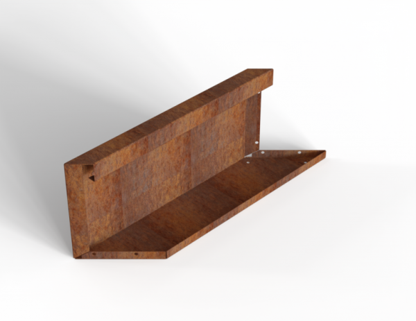 Module+ Corten Paneel-L E 60x28cm