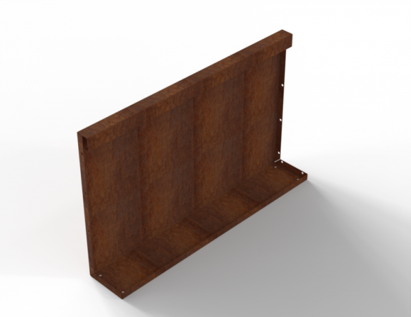 Module+ Corten Paneel A recht 90x56cm
