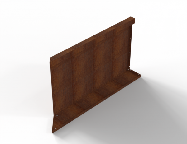 Module+ Corten hoekpaneel-R INW. C 90x56cm