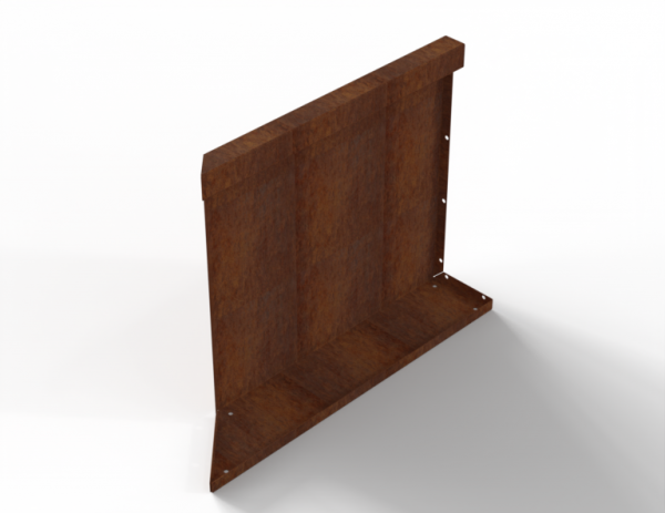 Module+ Corten hoekpaneel-R INW. C 90x56cm