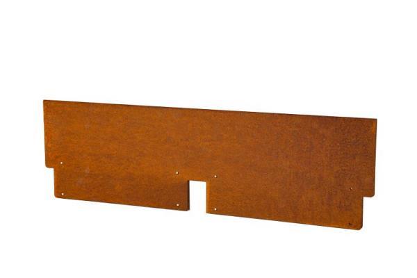 Kantopsluiting Double Corten 300x10cm