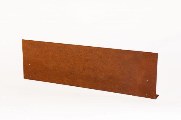 Kantopsluiting Single FLG Corten 300x10cm