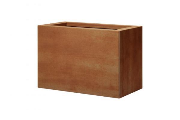 Bloembak Corten vlak 30x60x60cm