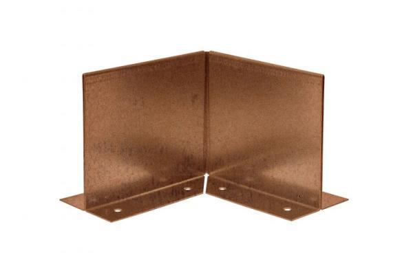 Kantopsluiting Double FLG Corten hoek INW. 16,5cm