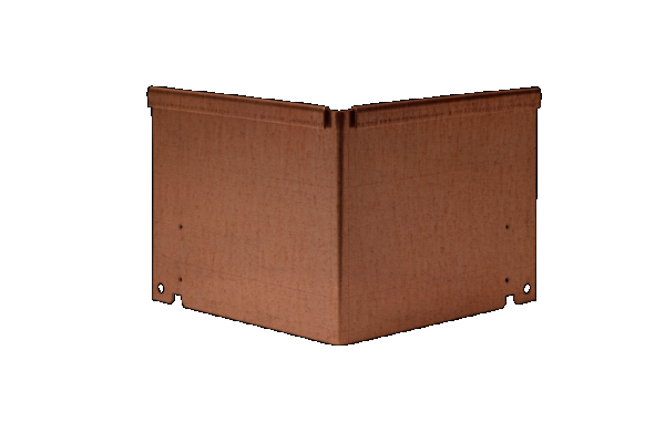 Kantopsluiting Corten hoek INW. 16,5cm t.b.v. Single & Single Flex