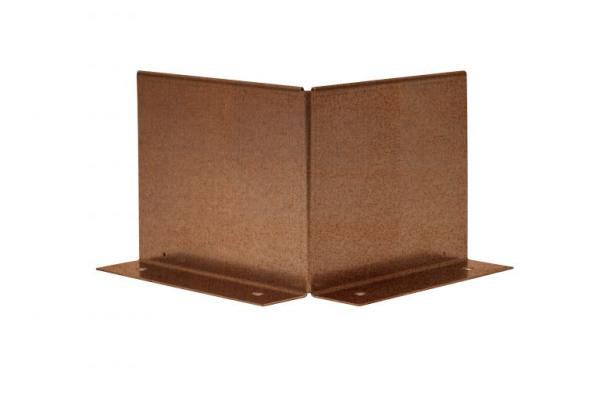 Kantopsluiting Double FLG Corten hoek UITW. 10cm