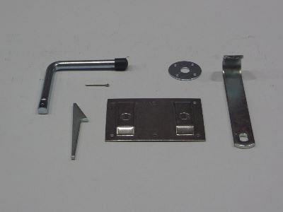 Boerenklinkstel op kaart verzinkt