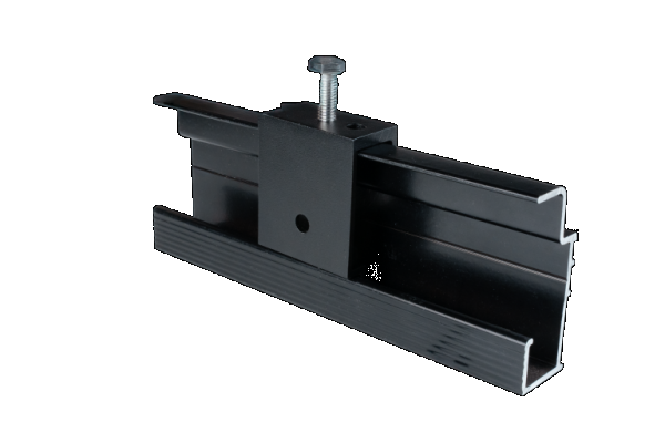 Brise Soleil Montageclip RAL9005 p/10st. incl. schroef