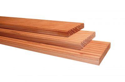 Douglas Dekdeel glad/grofprof. 2,5x14,5x500cm kleurl. geimpr.