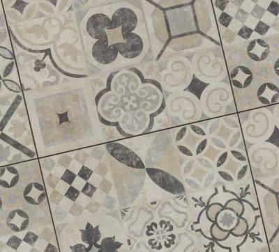 Tugela Ceramica Restopazza Marron décor 60x60x4cm